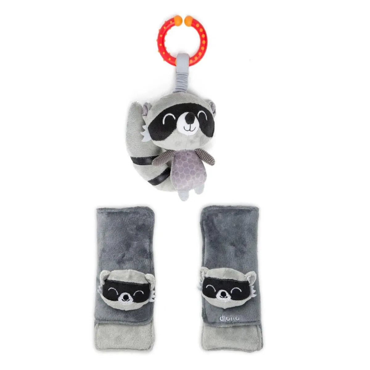 DIONO - Almohadilla para Arnés con Juguete Multisensorial Diono Baby - Oso