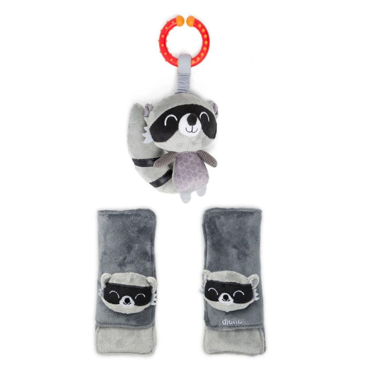 DIONO - Almohadilla para Arnés con Juguete Multisensorial Diono Baby - Oso