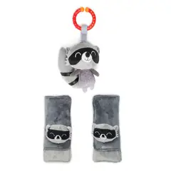 DIONO - Almohadilla para Arnés con Juguete Multisensorial Baby - Oso