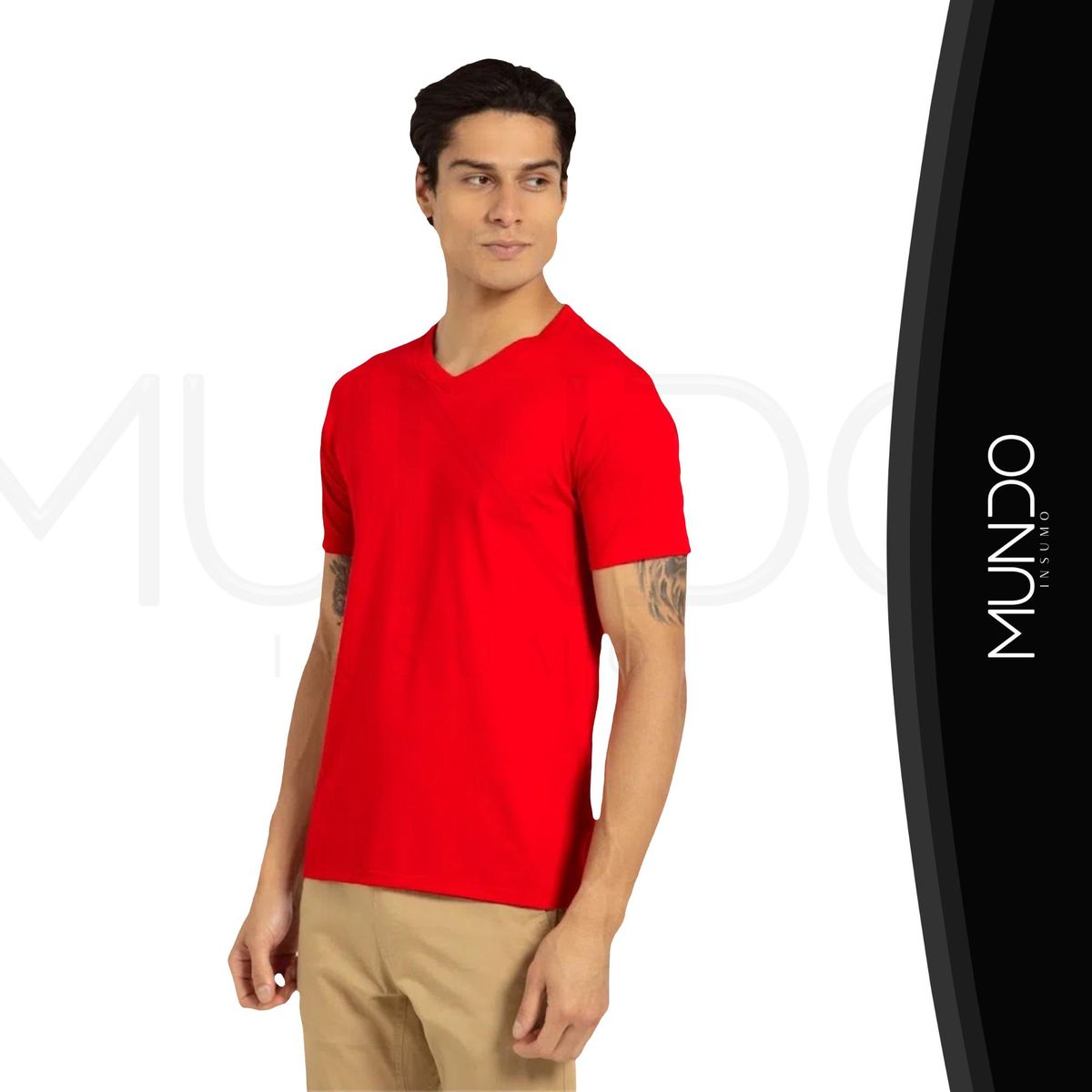 MUNDO INSUMO - Poleras De Algodón Manga Corta Para Estampar