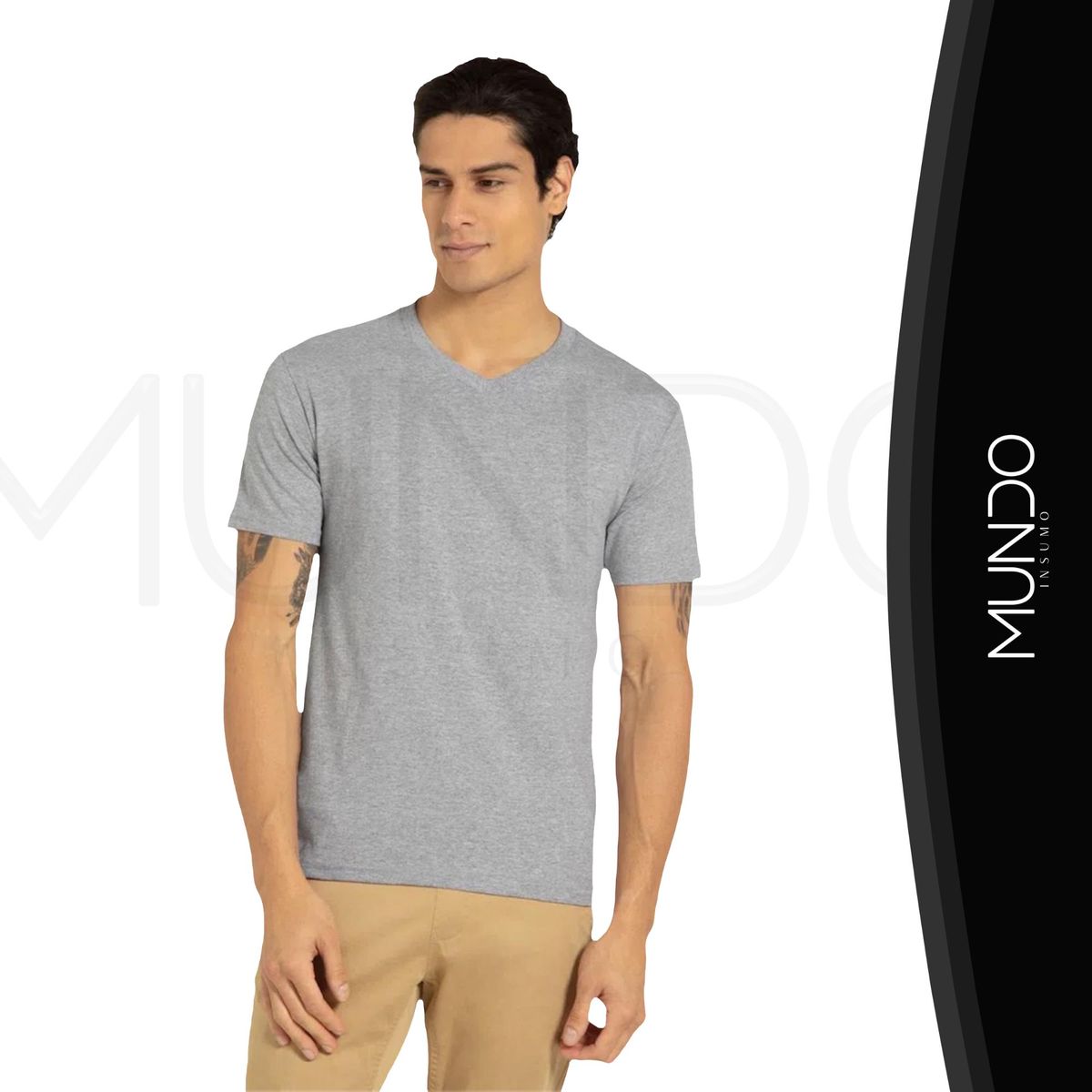 MUNDO INSUMO - Poleras De Algodón Manga Corta Para Estampar