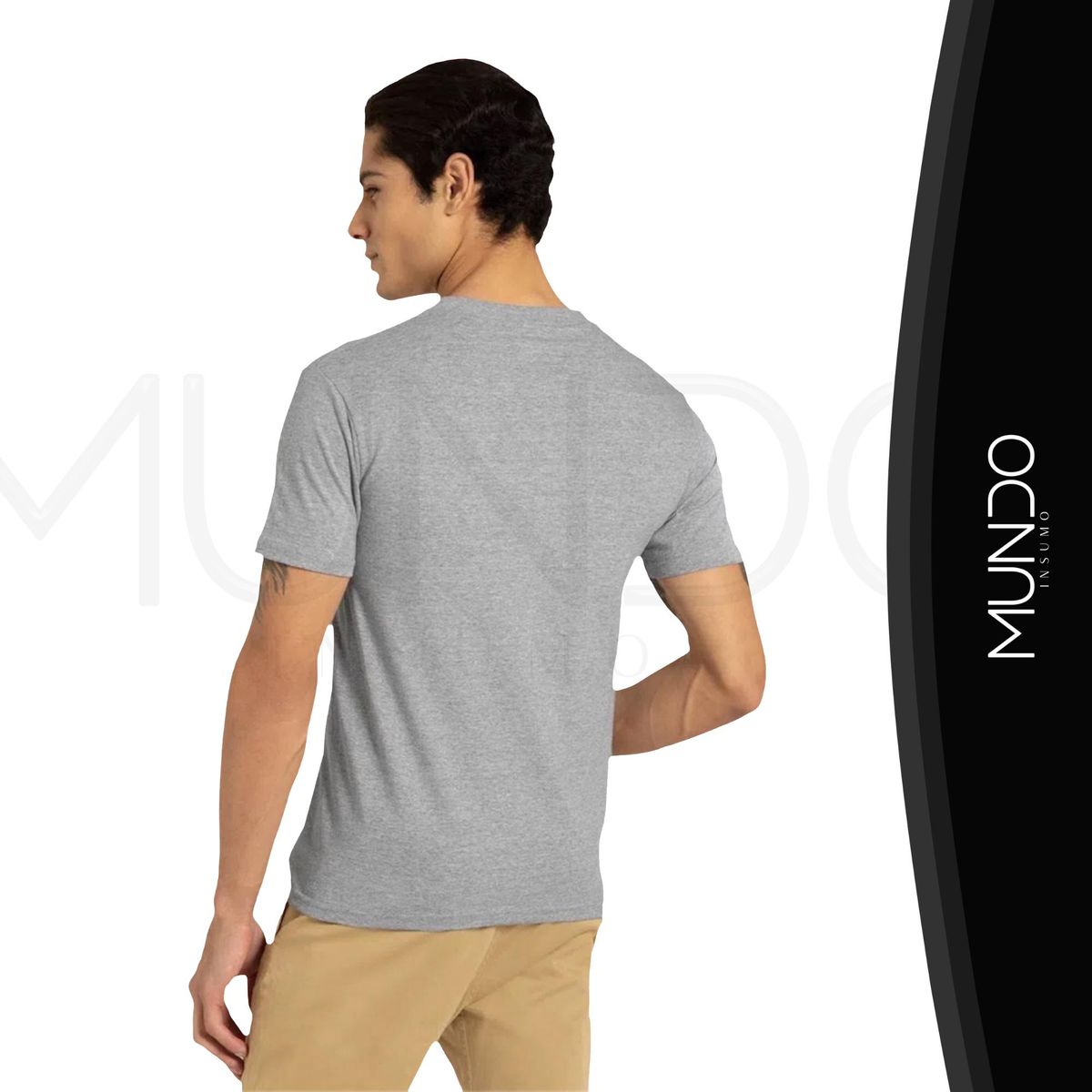 MUNDO INSUMO - Poleras De Algodón Manga Corta Para Estampar