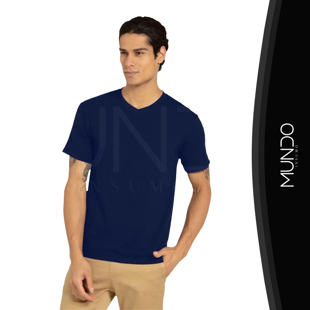 MUNDO INSUMO - Poleras De Algodón Manga Corta Para Estampar