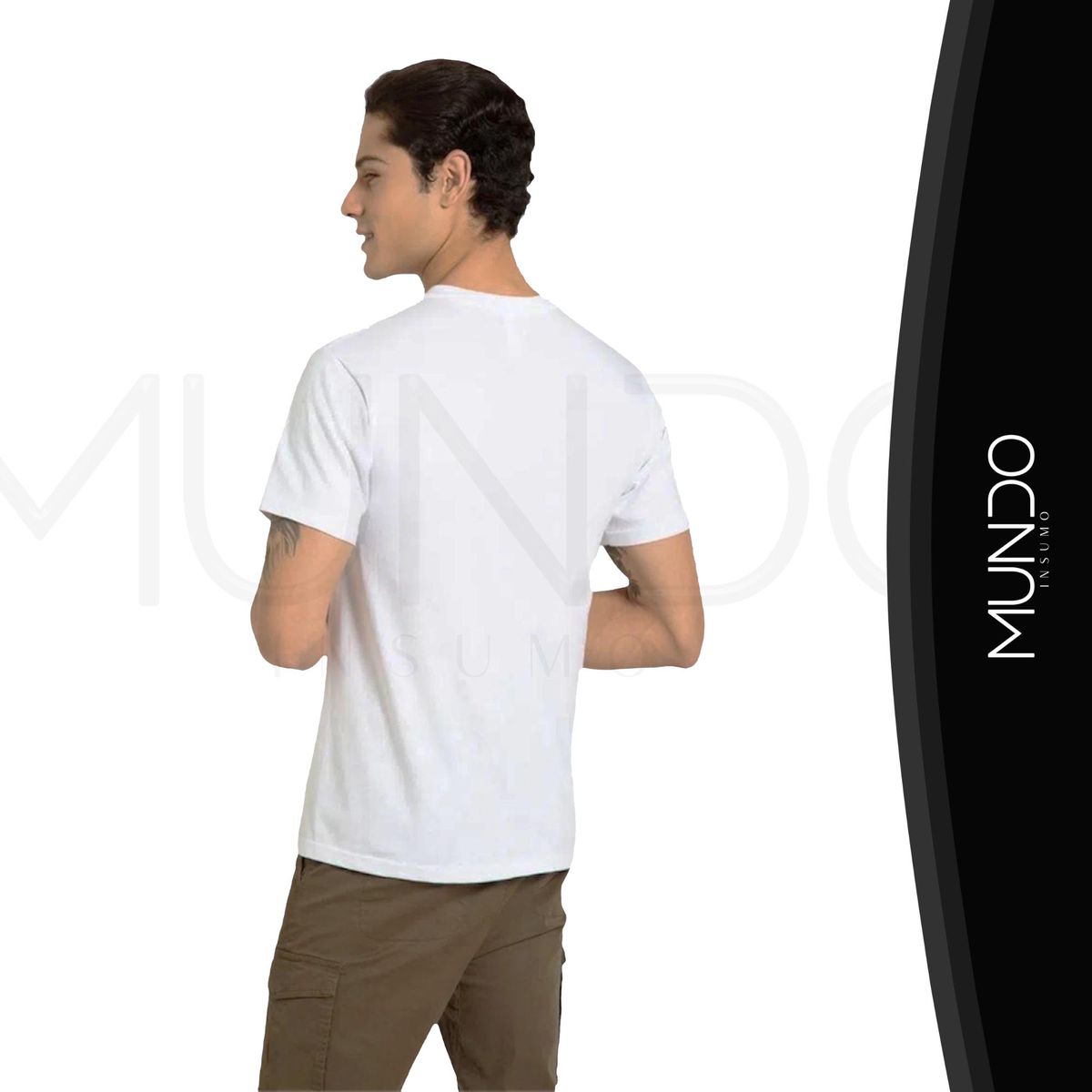 MUNDO INSUMO - Poleras De Algodón Manga Corta Para Estampar