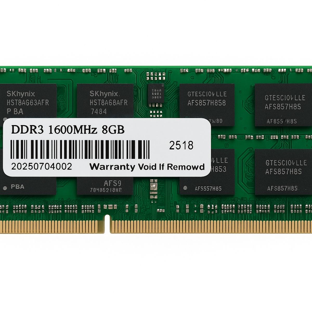 GENERICO - Memoria ram 8GB DDR3L 1600Mhz SODIMM