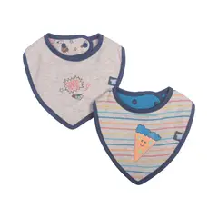PILLIN - Set 3 Pzas Babero Niño Multicolor Pillín