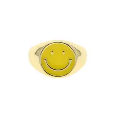 GENERICO - Anillo SMILE Baño de Oro 18K