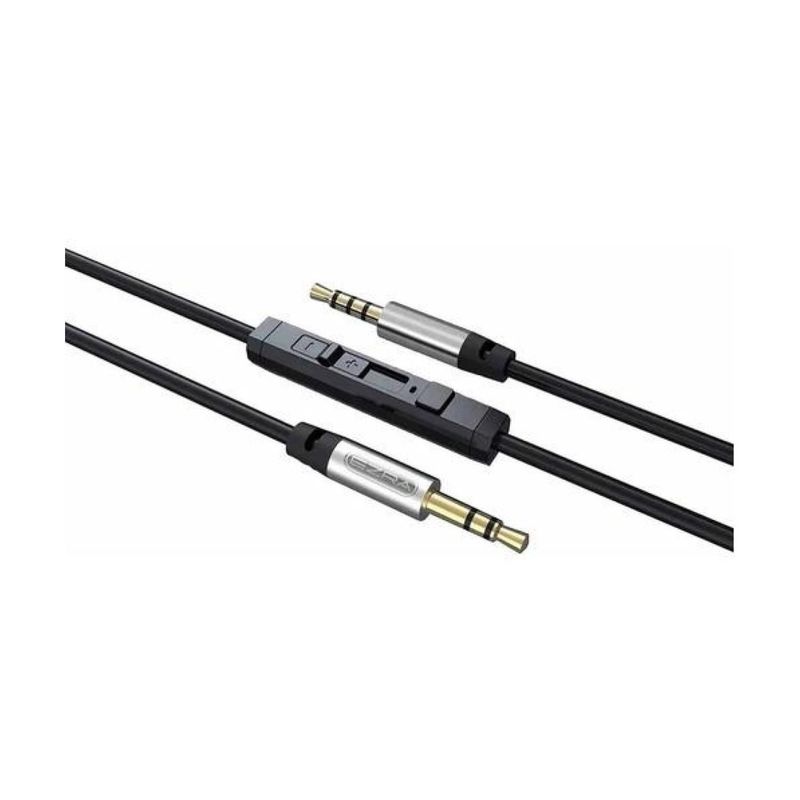 OEM - Cable Auxiliar 3.5 Con Micrófono Y Regulador De Volumen