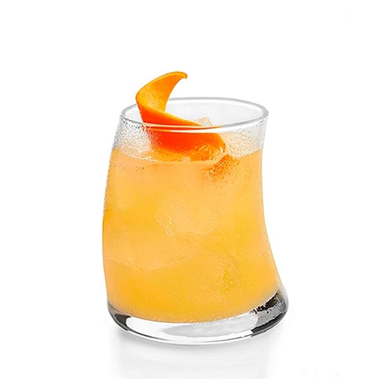 QDIGITAL - Set 6 Vasos Curvos Cortos 360ml