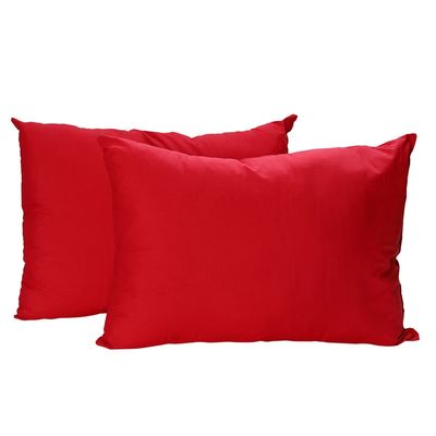 Imagen 2 del producto Plumon Rojo Gris 2 Plazas + Pack 2 Almohadas Rojo