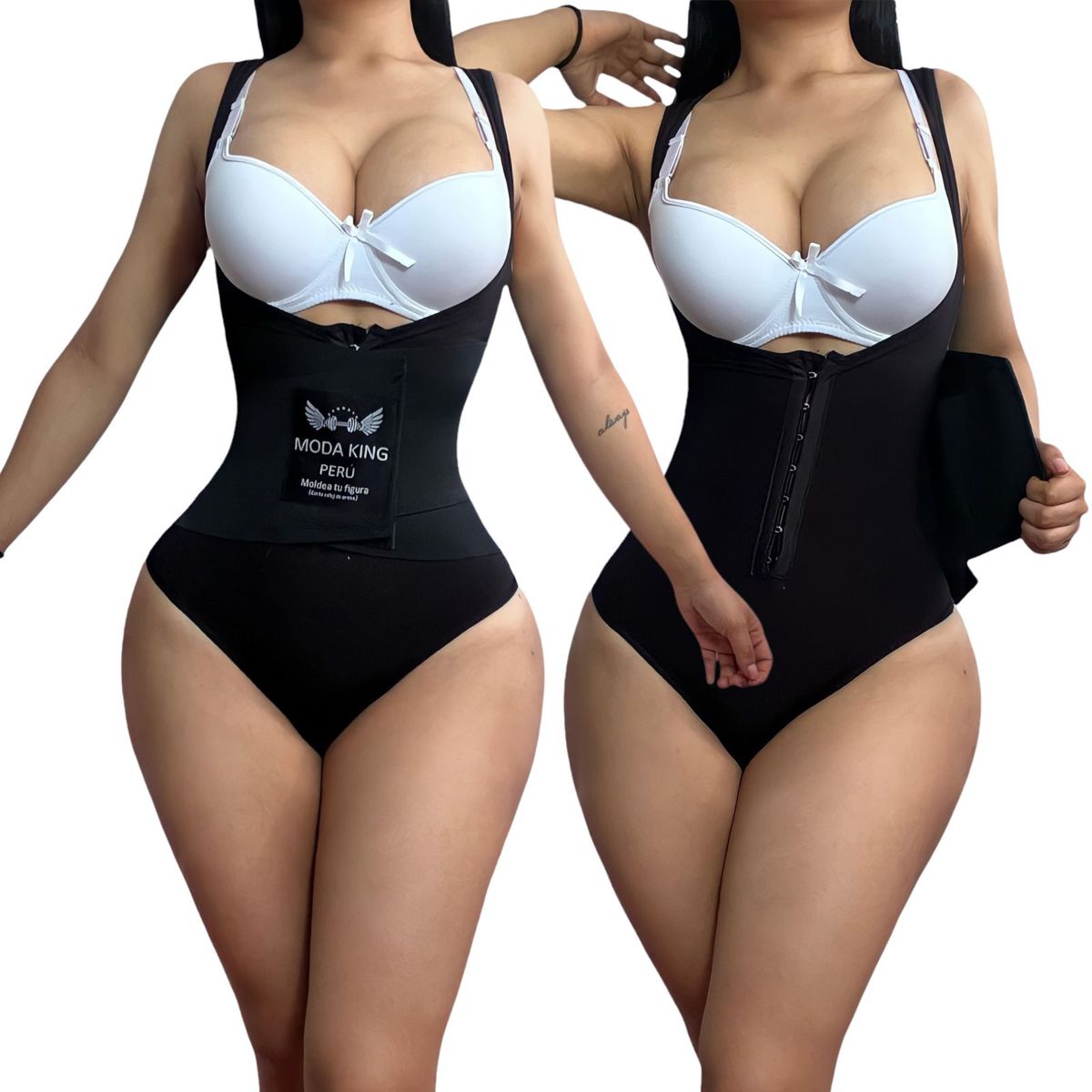 GENERICO - Faja Body Cintura Reloj de Arena Negro