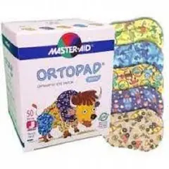 GENERICO - PARCHE OCULAR ORTOPAD TAMAÑO JUNIOR MODELO BOYS CAJA 50 UNIDADES