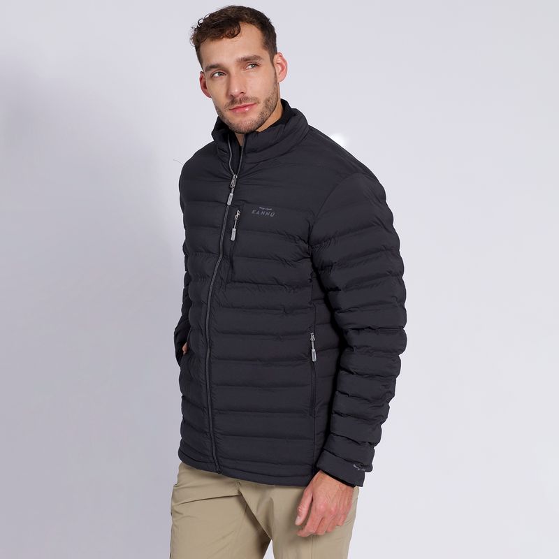 KANNU - Parka Termosellada Bloques Hombre Negro KANNU
