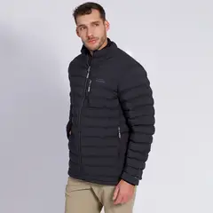 KANNU - Parka Termosellada Bloques Hombre Negro