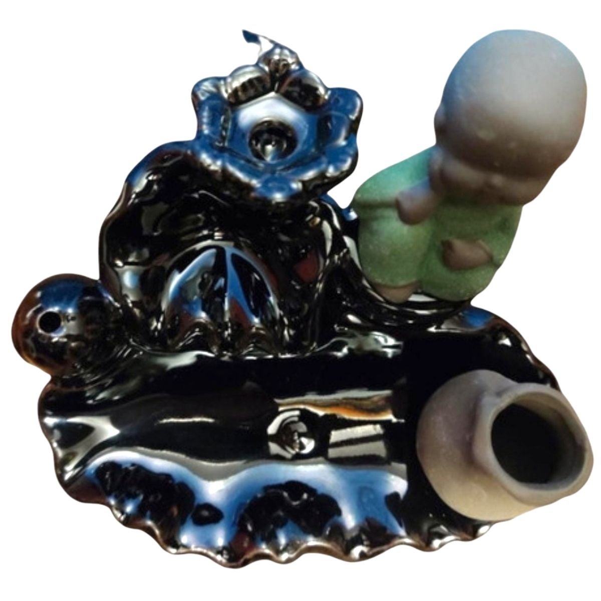 GENERICO - Cascada de humo monje budista con incienso