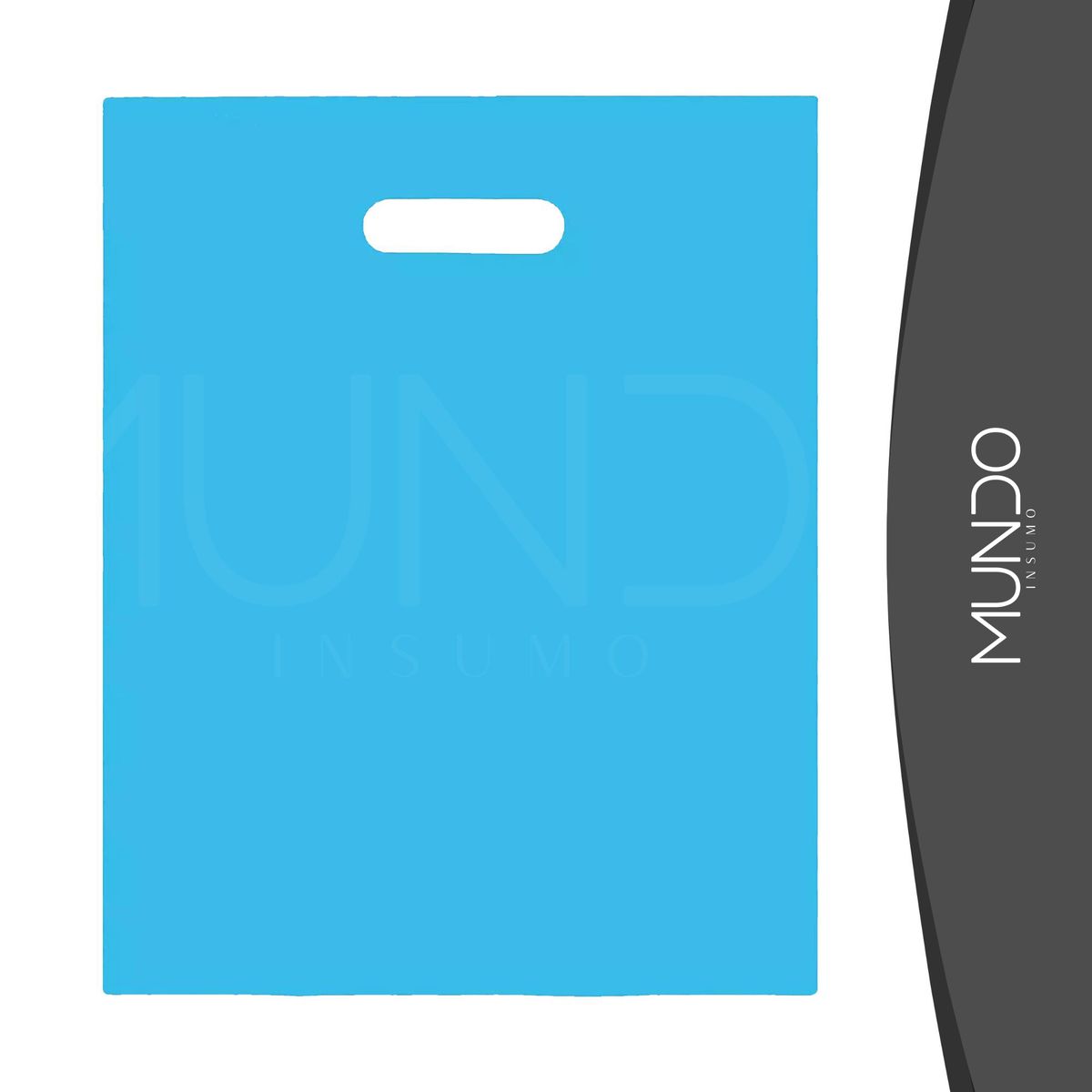 MUNDO INSUMO - Bolsa De Boutique De Plástico 30x40cm 50 Unidades.