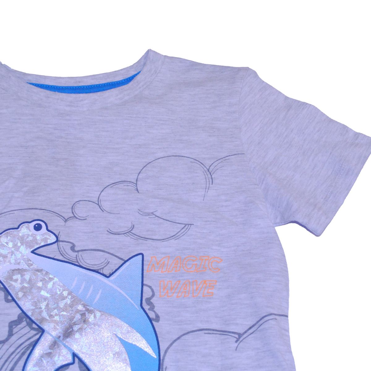 PILLIN - Polera Niño Gris Pillin PILLIN