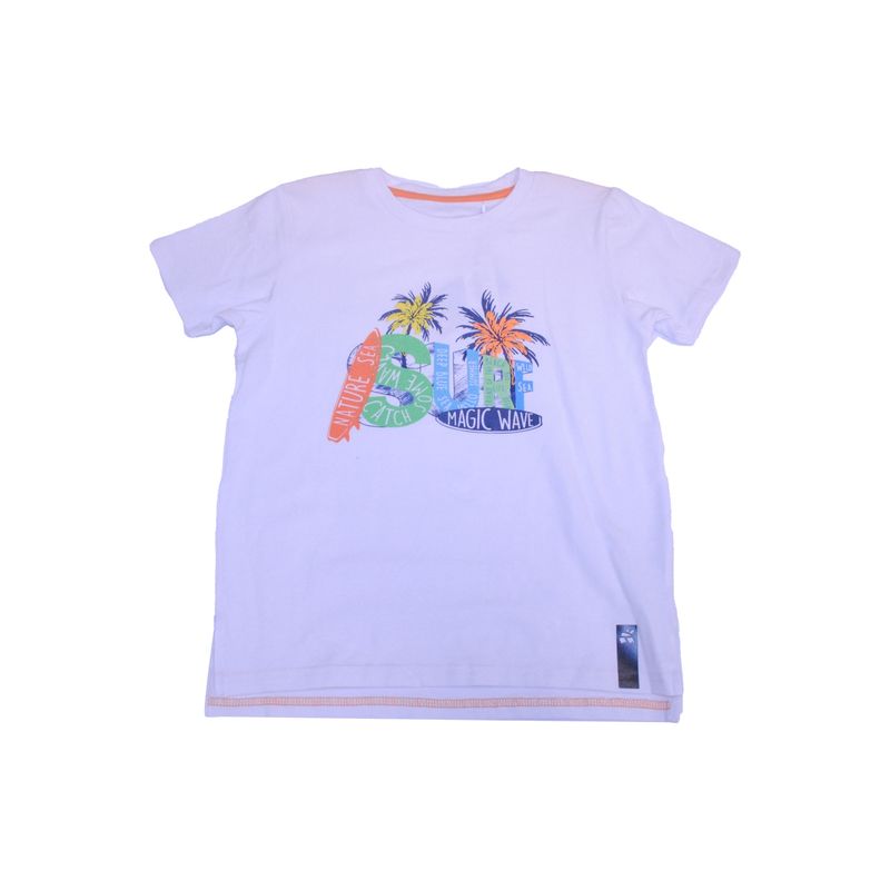 PILLIN - Polera Niño Blanco Pillin PILLIN