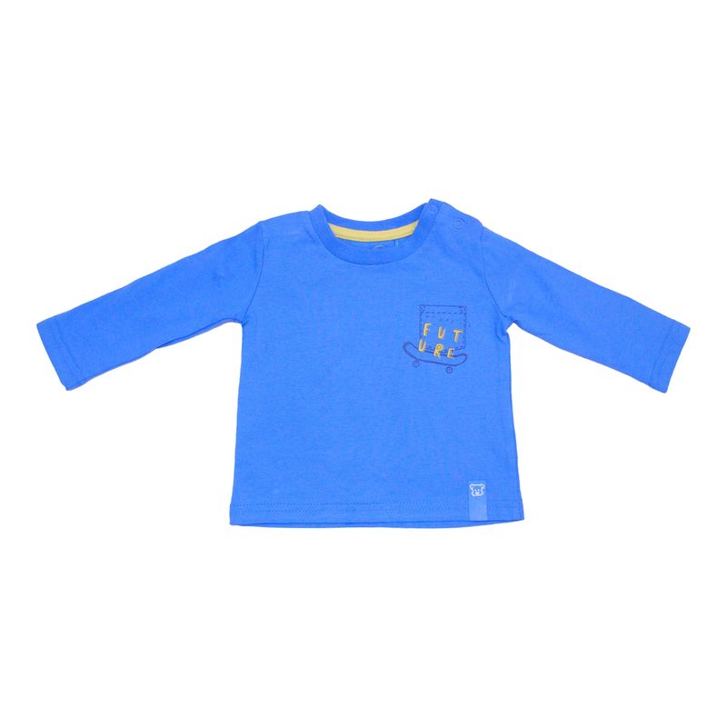 PILLIN - Polera Bebe Niño Azul Pillin PILLIN