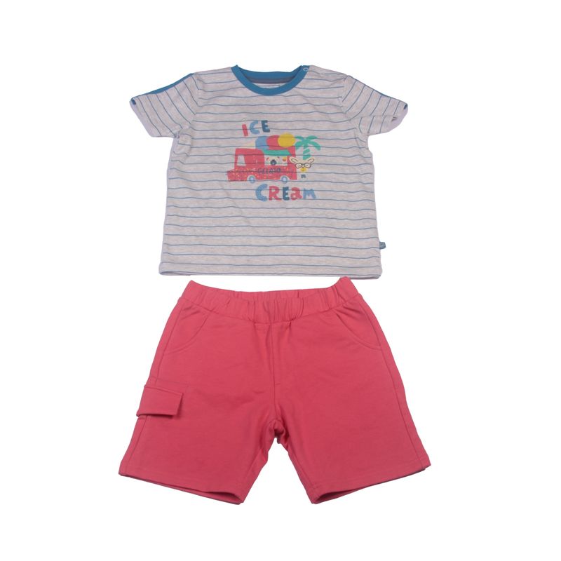 PILLIN - Conjunto Bebe Niño Gris claro Pillin PILLIN