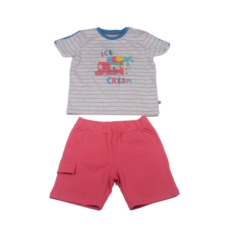 PILLIN - Conjunto Bebe Niño Gris claro Pillin PILLIN