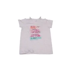 PILLIN - Polera Niña Gris claro