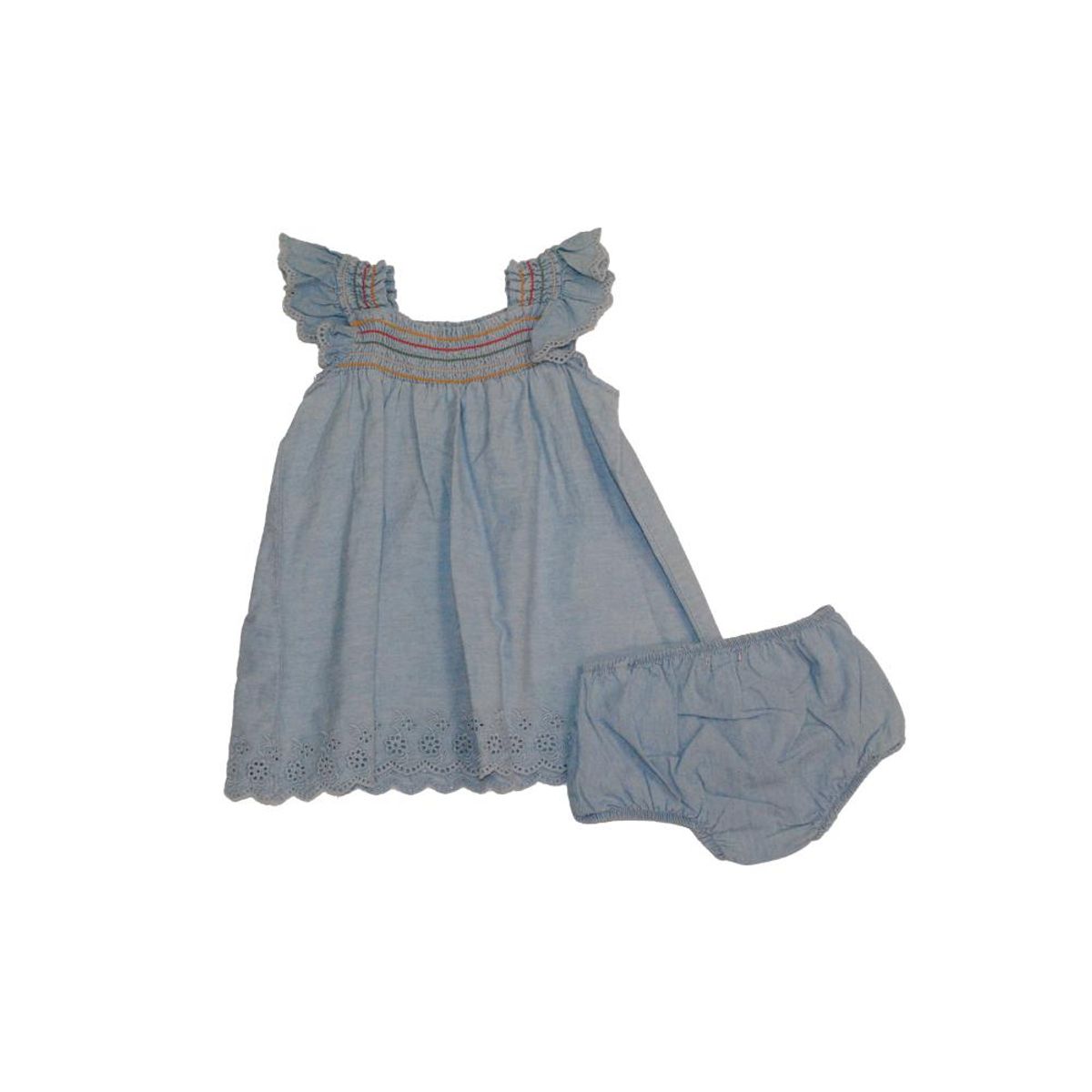 PILLIN - Vestido Bebe Niña Denim Pillin - Azul