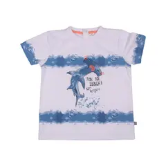 PILLIN - Polera Bebe Niño Blanco