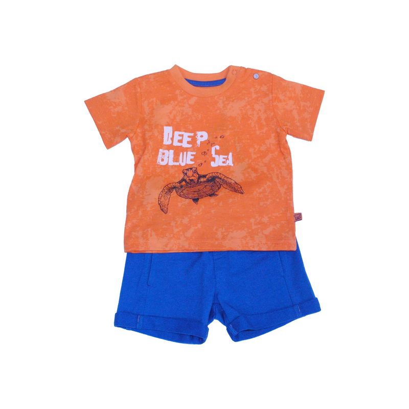 PILLIN - Conjunto Bebe Niño Naranja Pillin PILLIN