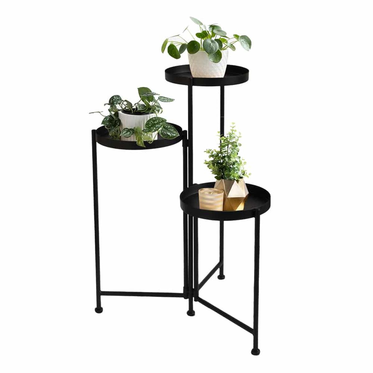 LA SILLERIA - PORTA MACETAS TORONTO TRIPLE