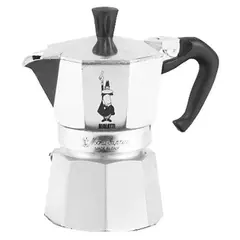 BIALETTI - Cafetera Moka Express Italiana 3 Tazas (130 ml Capacidad)