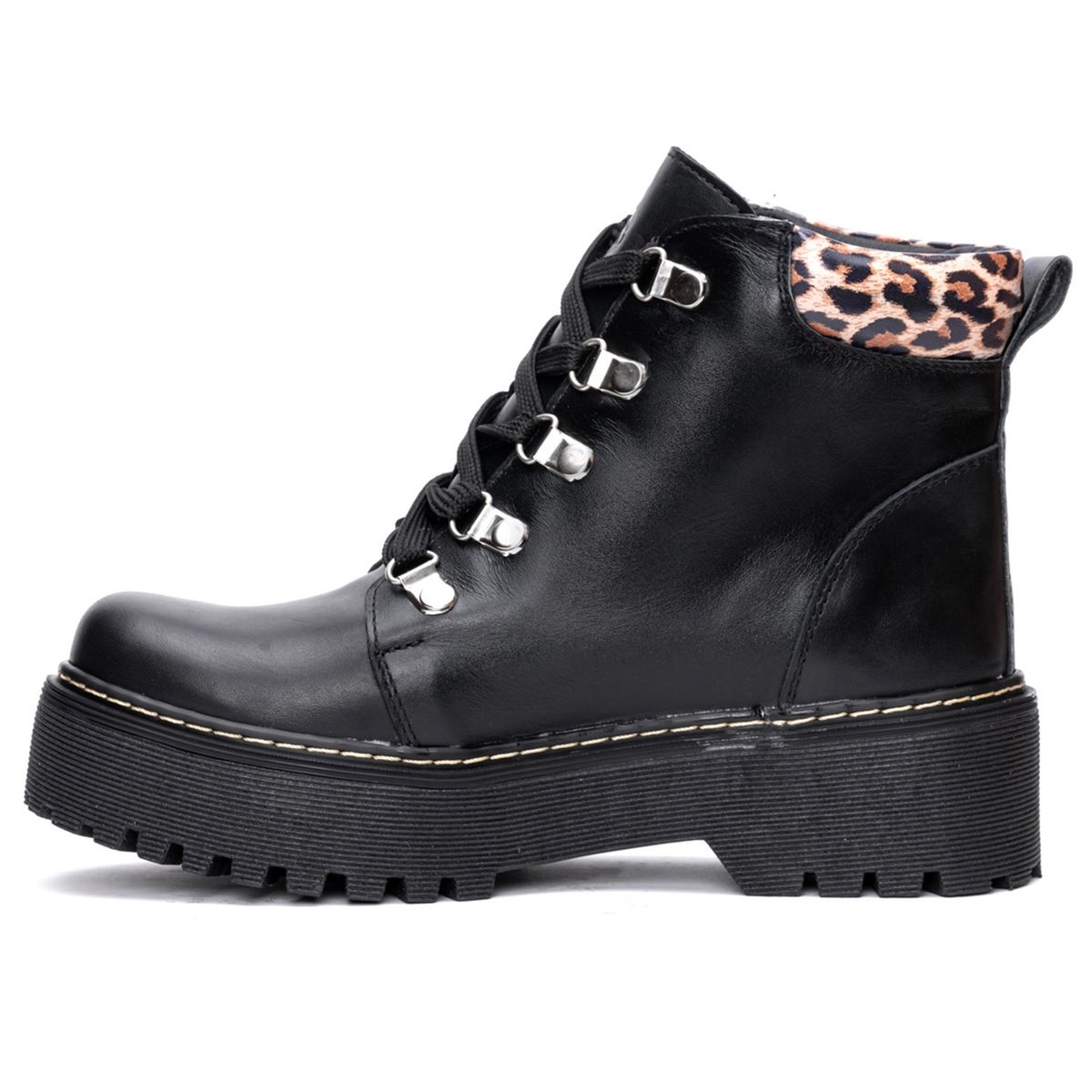 BARRIENTOS - Botín Cuero Victoria Negro Barrientos