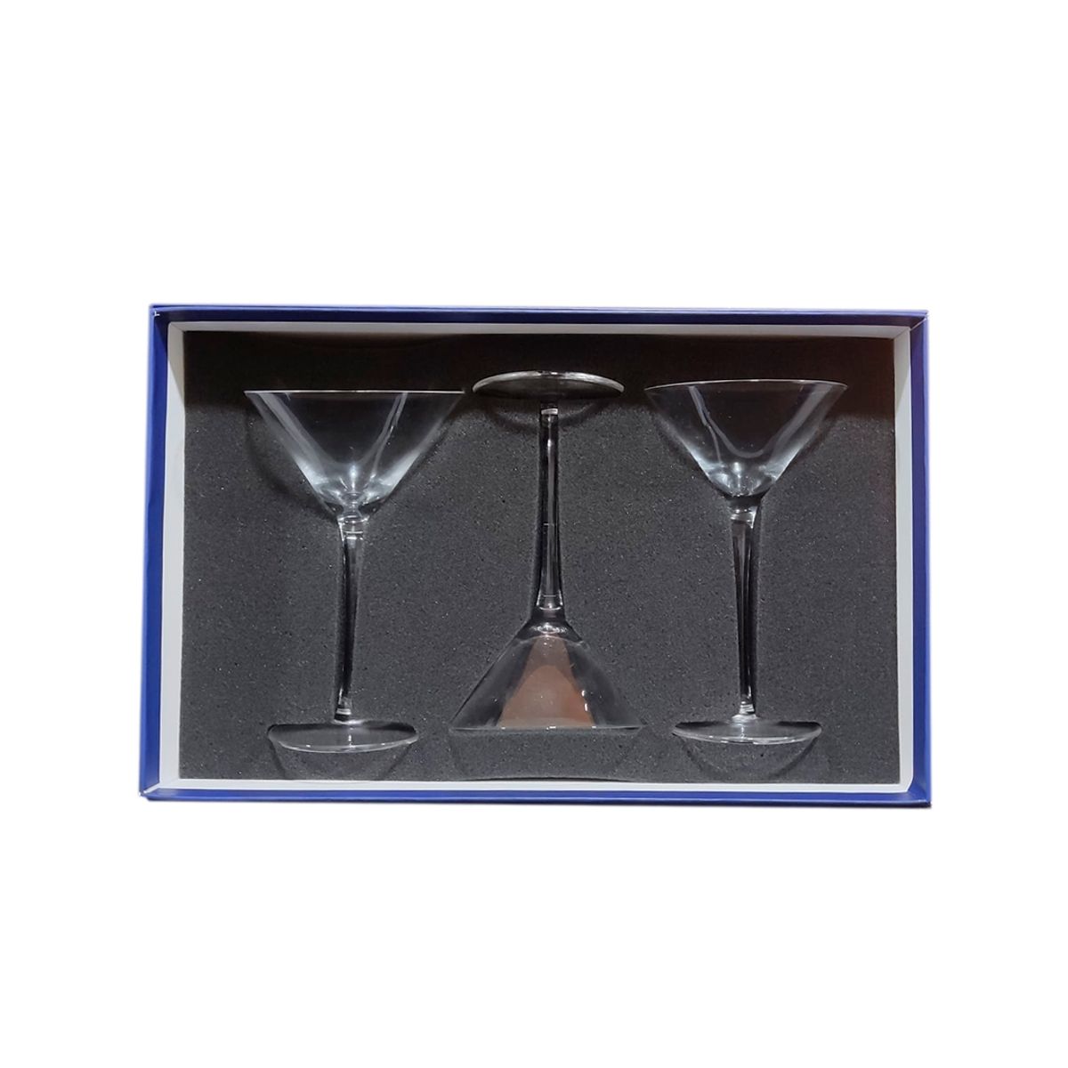 PERFECT CLASS - Set 3 Copas Martini Corte Oblicuo 200ml
