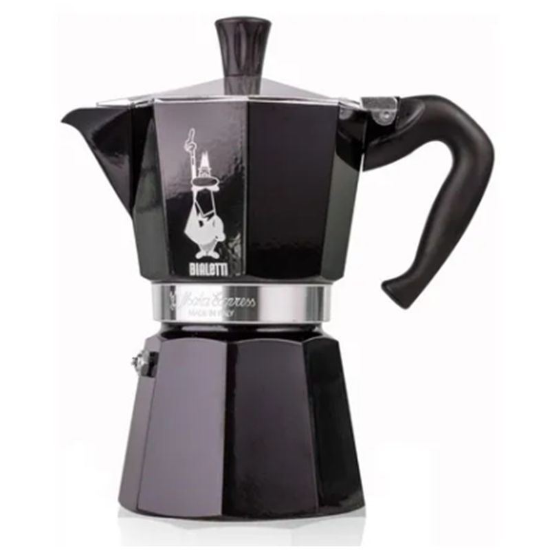 BIALETTI - Cafetera Bialetti Moka Express Italiana 3 Tazas  (130 ml capacidad)