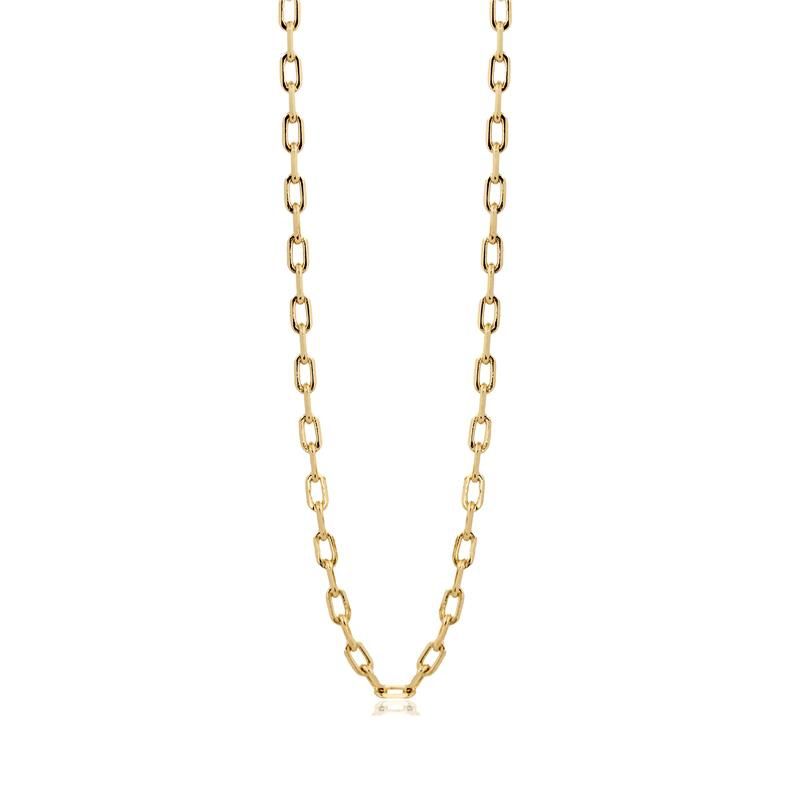 MARRO - Cadena eslabón tradicional enchapado oro 18K