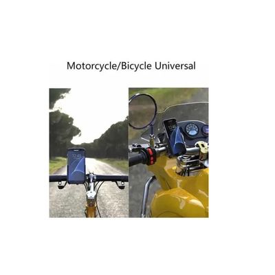 Imagen 2 del producto Porta Celular Metálico 360° Para Moto Bicicleta Plateado