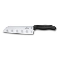 Cuchillo Santoku Swiss Classic blister Color Negro