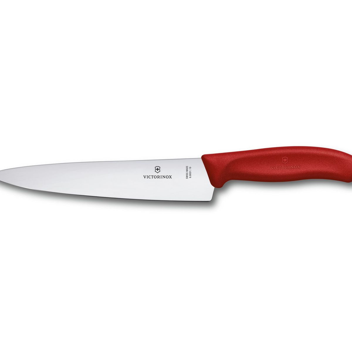 VICTORINOX - Cuchillo para trinchar Swiss Classic color Rojo Blister Victorinox