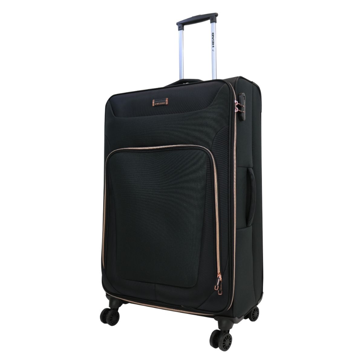 HEAD - Maleta Blanda Madrid L 8 Ruedas Negro RG Head