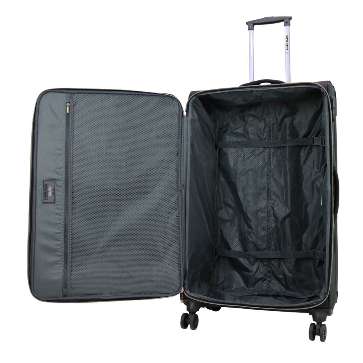 HEAD - Maleta Blanda Madrid L 8 Ruedas Negro RG Head