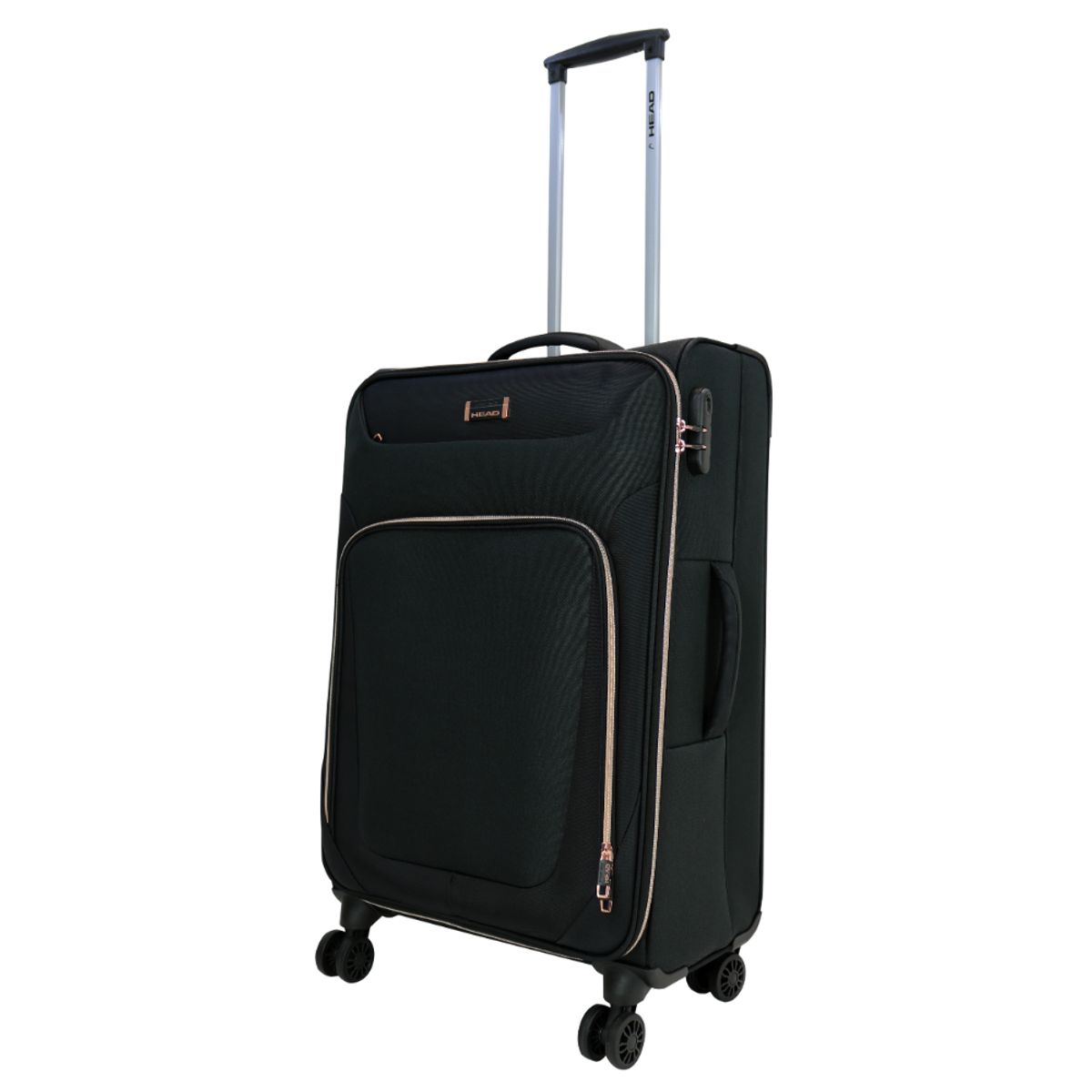 HEAD - Maleta Blanda Madrid M 8 Ruedas Negro RG Head