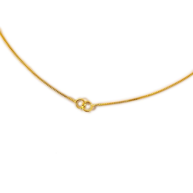 ANDREA COGGIOLA JOYAS - Collar Símbolo del Amor Enchapado Oro 18K