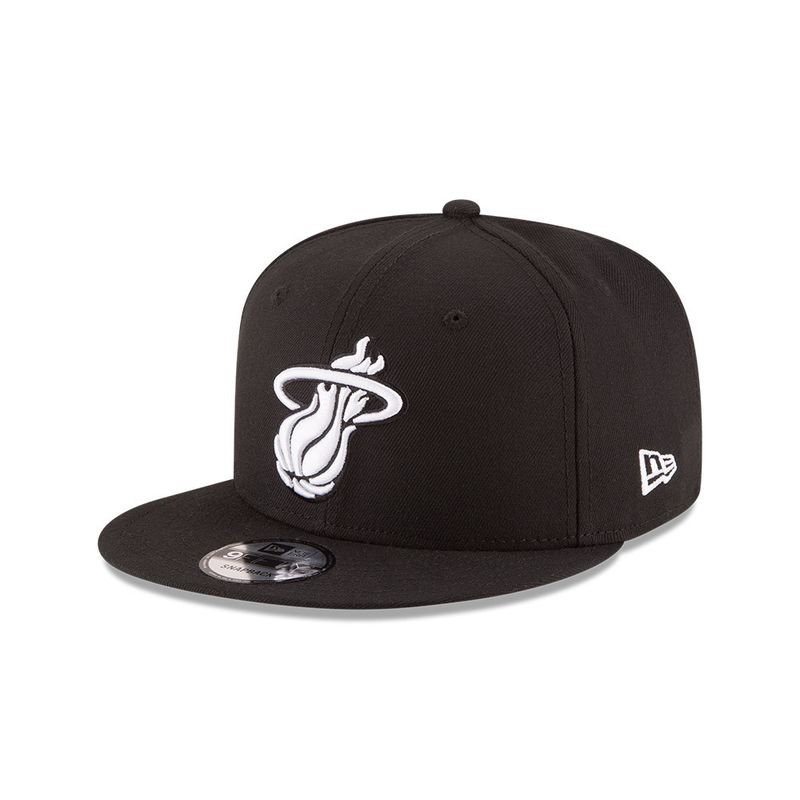 NEW ERA - Jockey Miami Heat NBA 9Fifty Black and White New Era