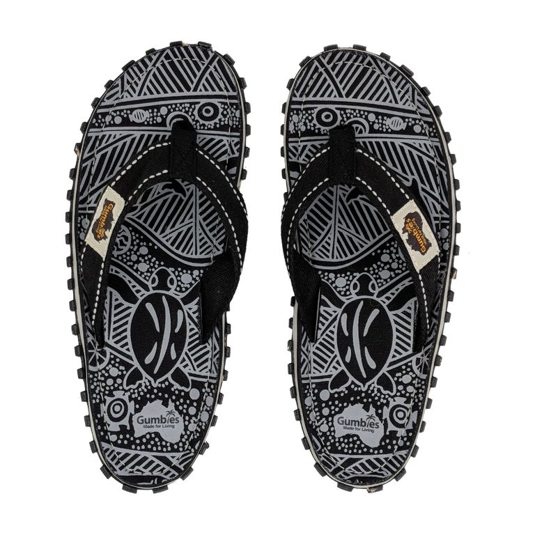 Sandalia Unisex Canvas Black Signature