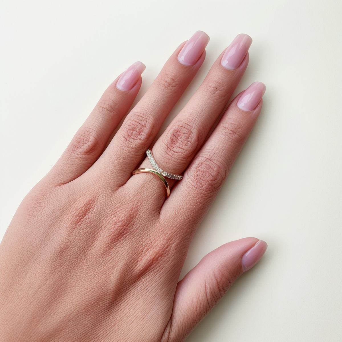 COGGIOLA - Anillo Circones Anastasia Enchapado Oro 18K