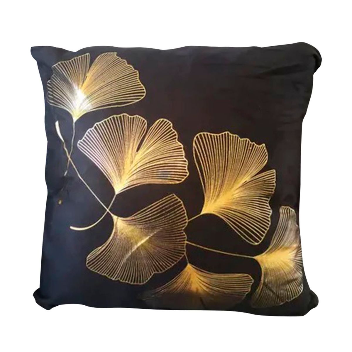 GENERICO - Funda Para Cojin Nordicas - Negra - Flor 01