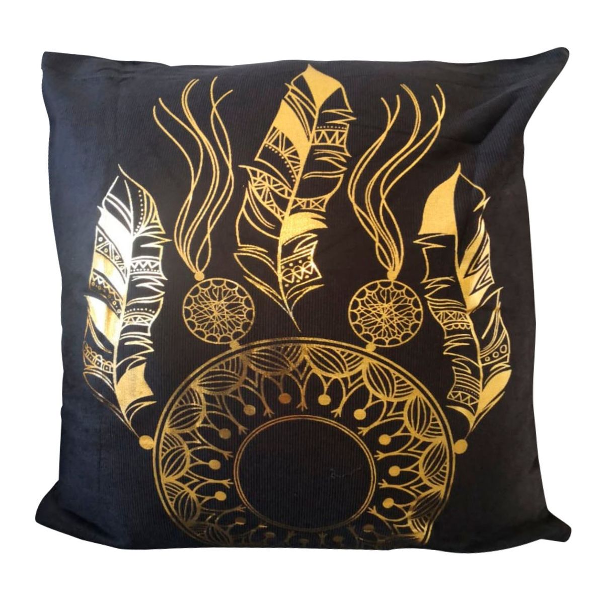 GENERICO - Funda Para Cojin Nordicas - Negra - Atrapasueños 06