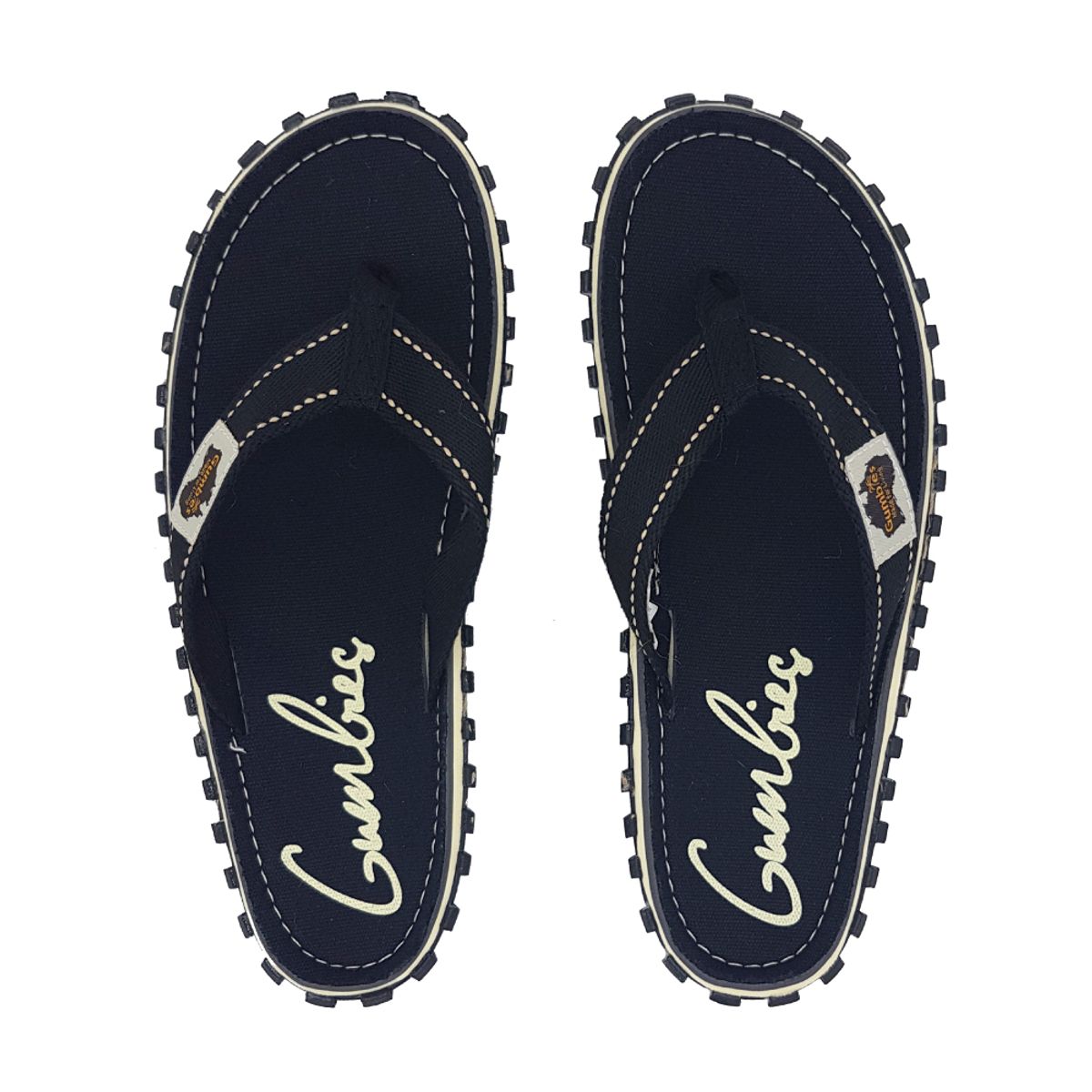 GUMBIES - Sandalia Canvas Black Gumbies