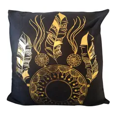 GENERICO - Funda Para Cojin Nordicas - Negra - Atrapasueños 06