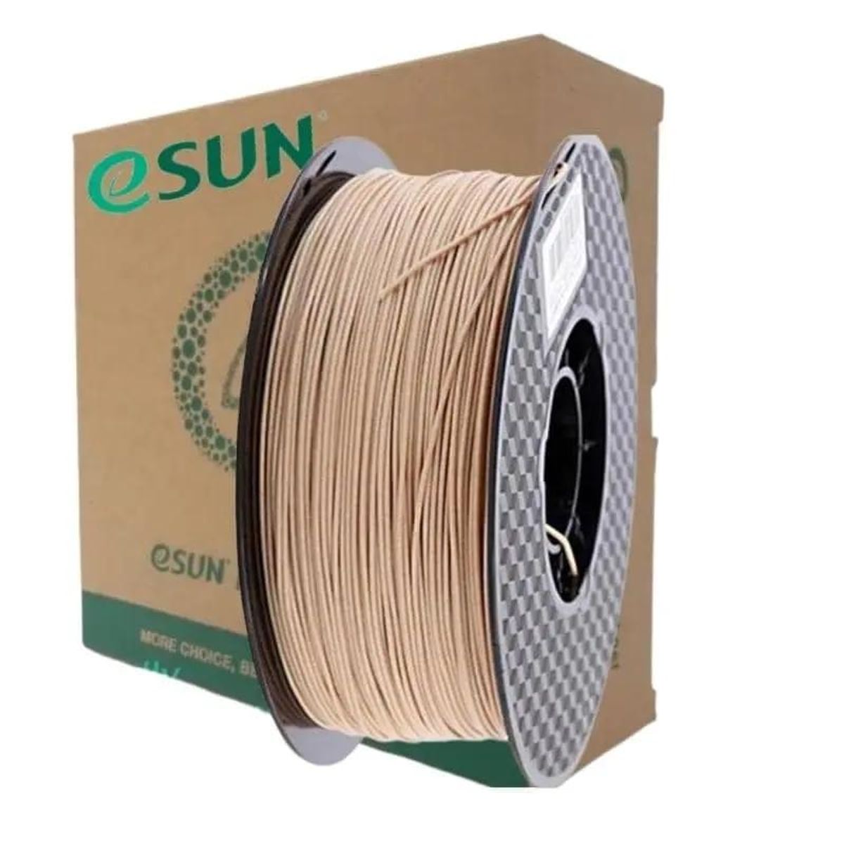 ESUN - Filamento 3D Pla Mate Esun 1kg 175mm Khaki Claro - Filamentos